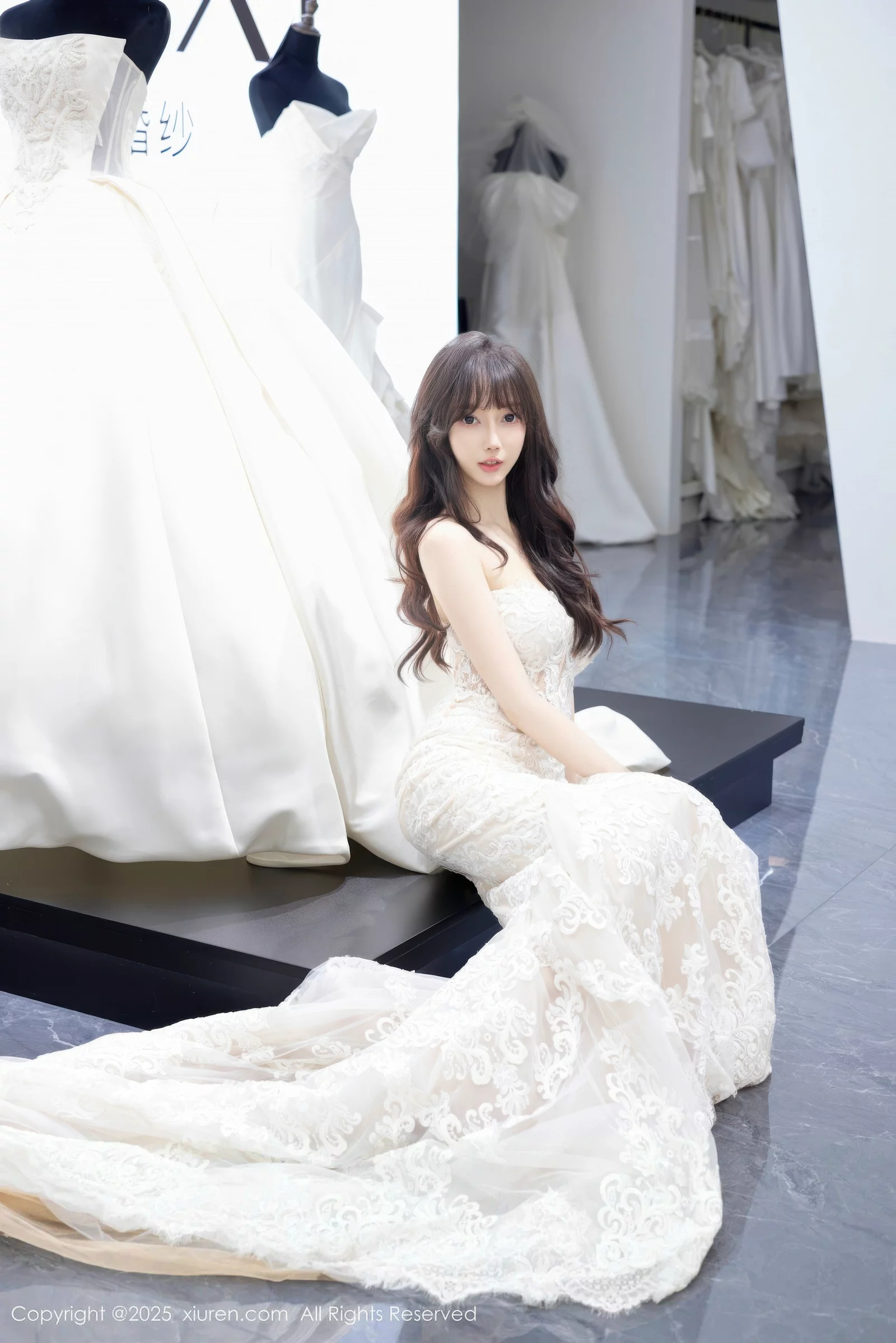 [[XiuRen秀人网]秀人网]No.10663_模特玥儿玥er私房性感白色婚纱礼裙秀完美身材迷人诱惑写真58P