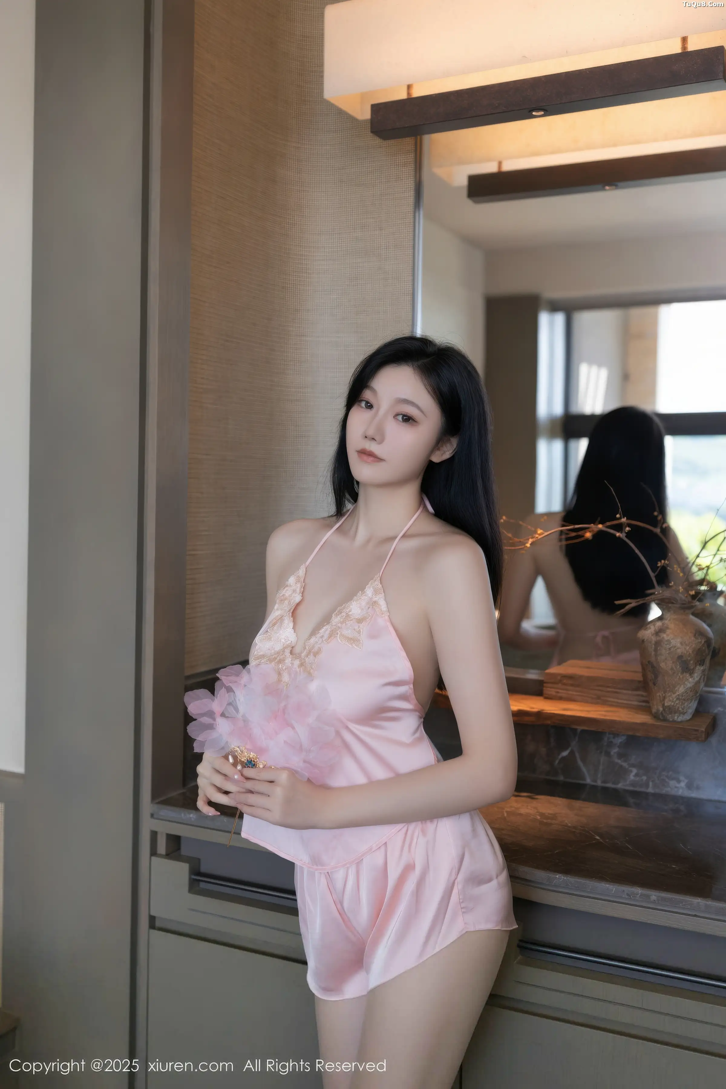 [[XiuRen秀人网]秀人网]No.11002_模特安然anran性感粉色情趣套装配超薄肉丝秀曼妙身姿诱惑写真78P