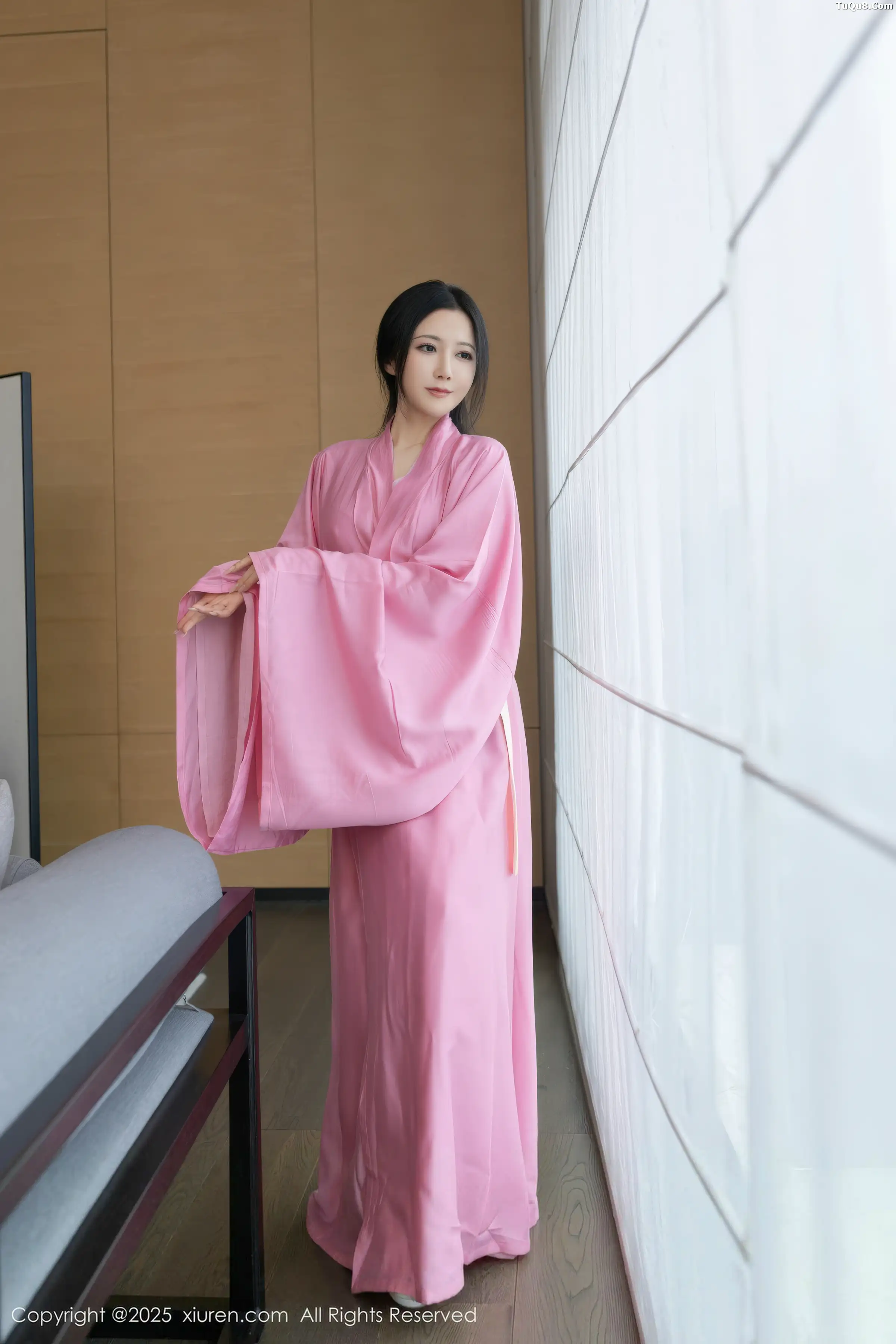 [[XiuRen秀人网]秀人网]No.11049_模特鱼子酱Fish性感粉色月影纱配超薄肉丝秀曼妙身姿诱惑写真82P