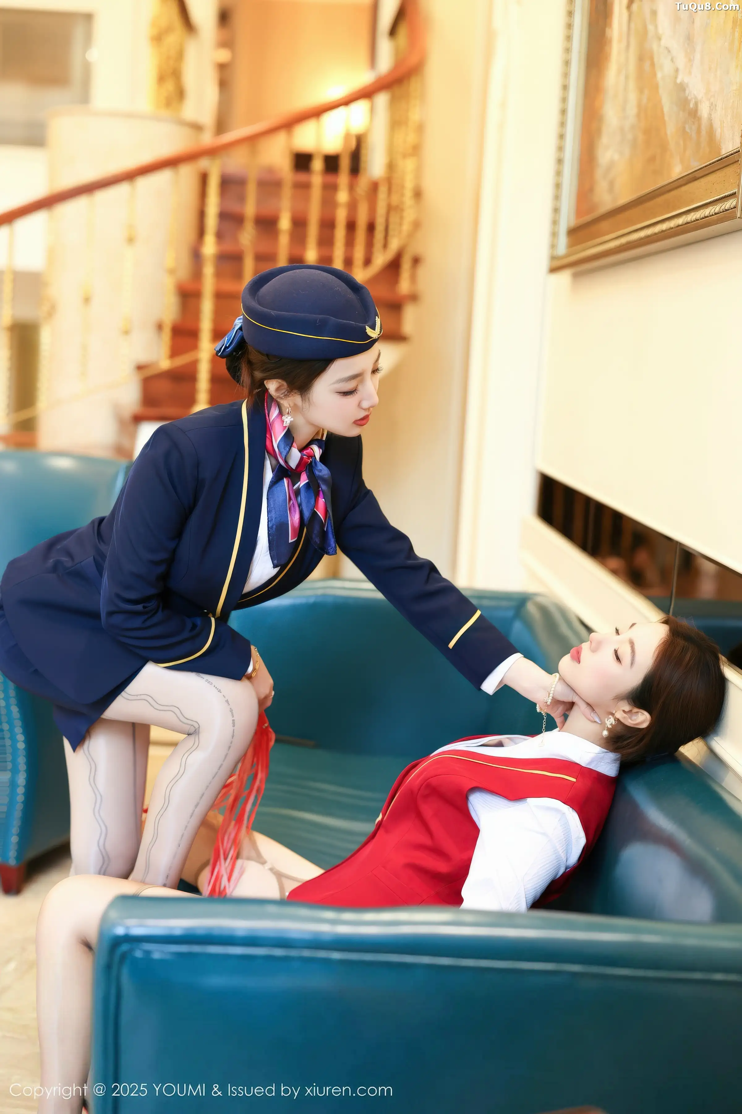 [YouMi尤蜜荟]Vol.1189_模特合集Twins-桃桃＆Twins-夭夭私房性感内衣秀完美身材诱惑写真92P